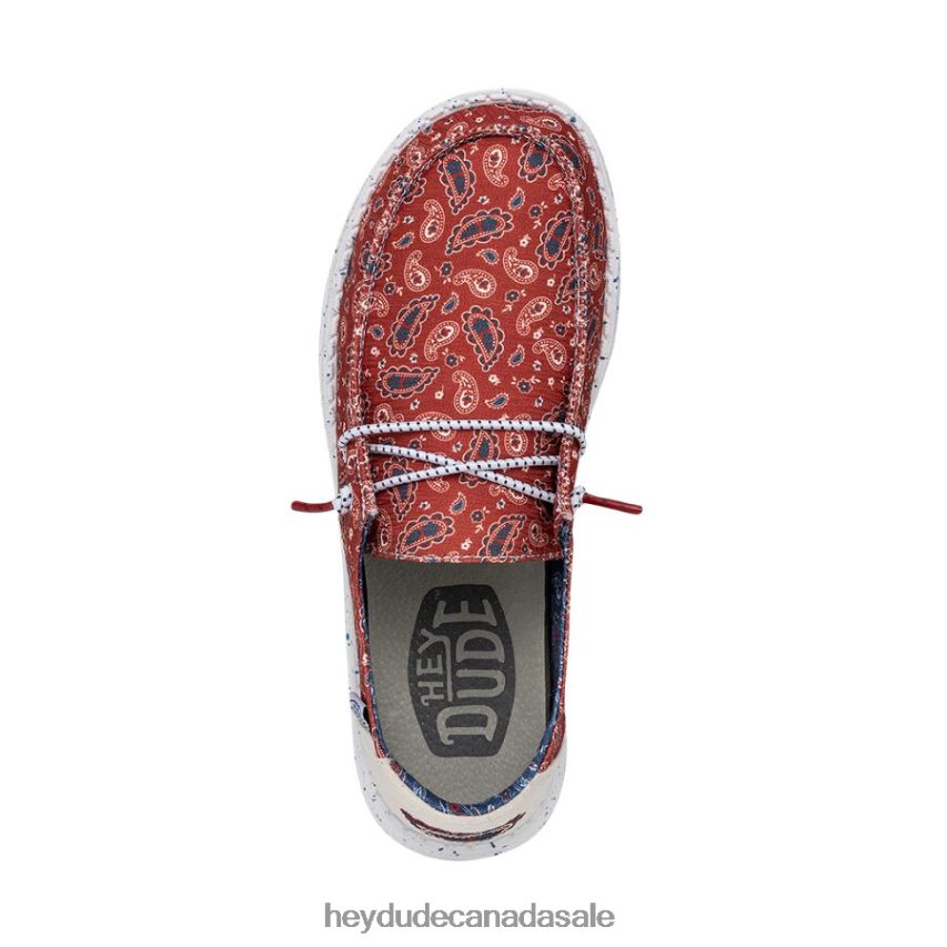 Men Wendy Patriotic Hey Dude Bandana Americana Shoes 0D6J4L16