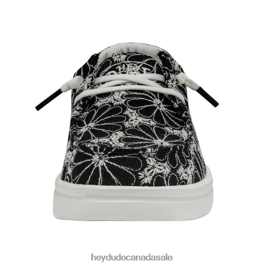 Men Wendy Rise Eyelet Hey Dude Black Shoes 0D6J4L177