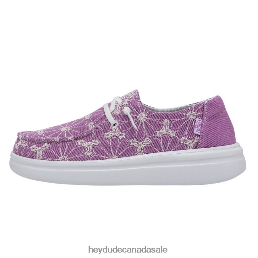 Men Wendy Rise Eyelet Hey Dude Violet Shoes 0D6J4L150