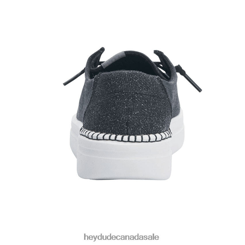 Men Wendy Rise Hey Dude Black Shoes 0D6J4L179