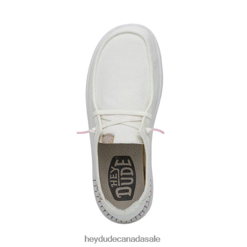 Men Wendy Rise Hey Dude White Sparkle Shoes 0D6J4L178