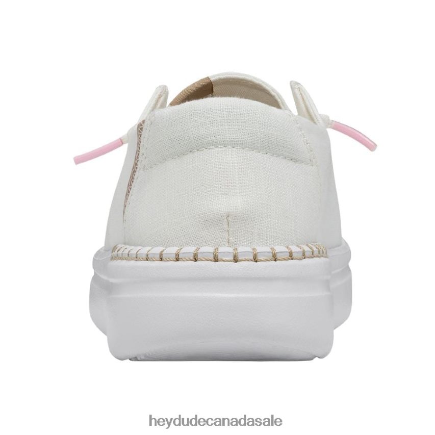 Men Wendy Rise Hey Dude White Sparkle Shoes 0D6J4L180