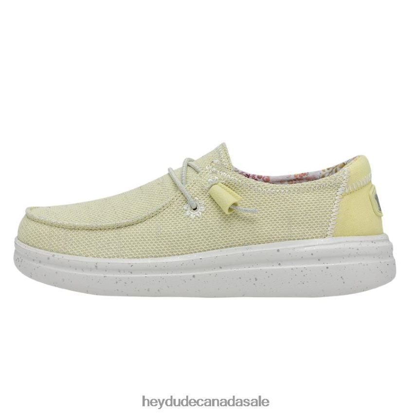 Men Wendy Rise Stretch Hey Dude Lemon Shoes 0D6J4L159