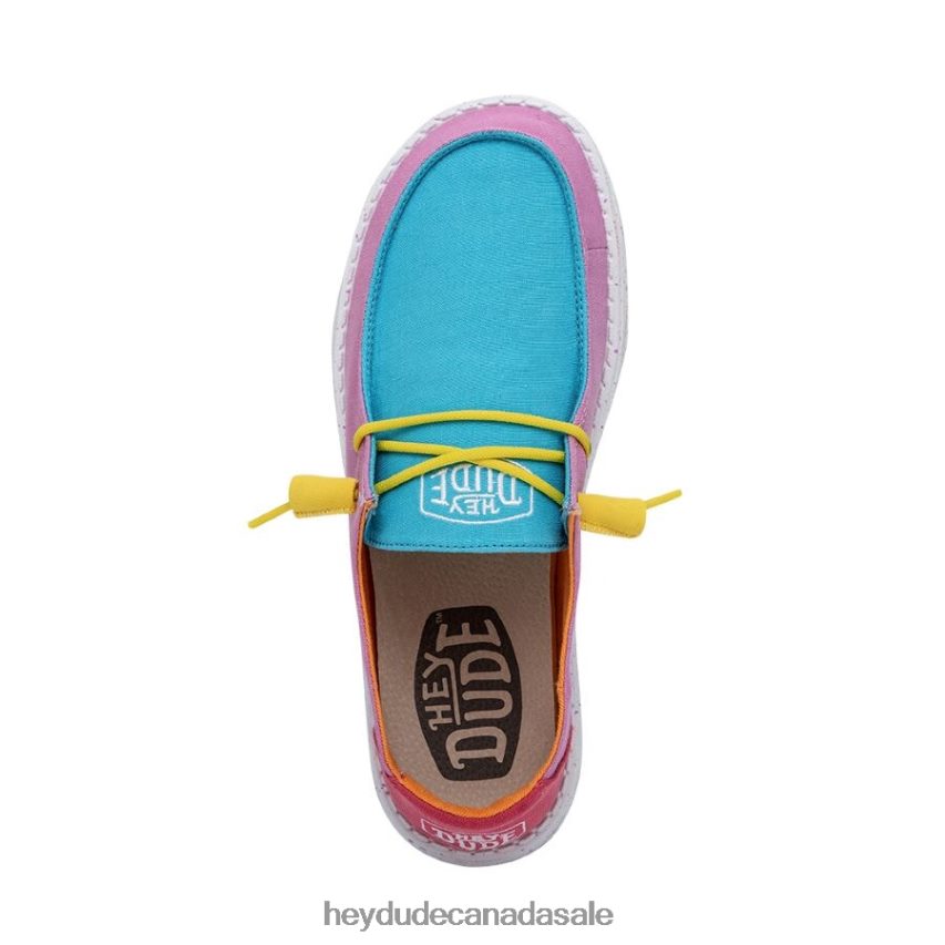 Men Wendy Slub Canvas Hey Dude Block Shoes 0D6J4L30