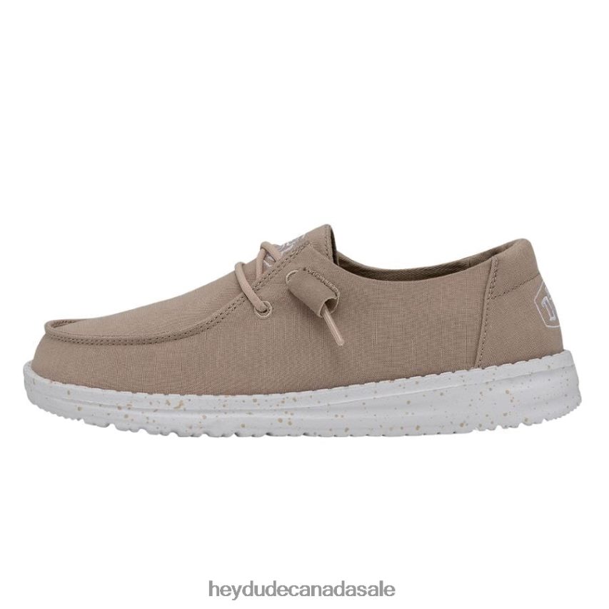 Men Wendy Slub Canvas Hey Dude Tan Shoes 0D6J4L29