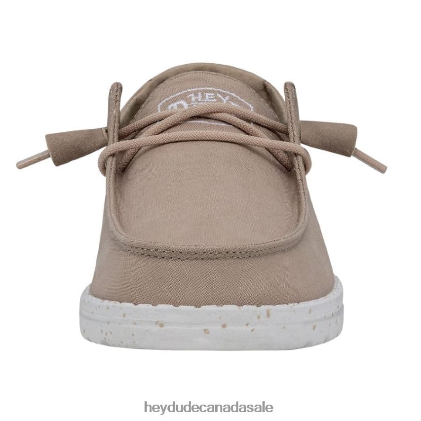 Men Wendy Slub Canvas Hey Dude Tan Shoes 0D6J4L29