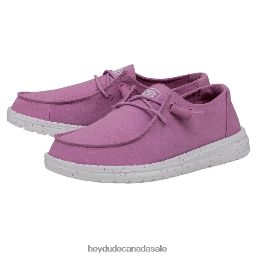Men Wendy Slub Canvas Hey Dude Violet Shoes 0D6J4L35