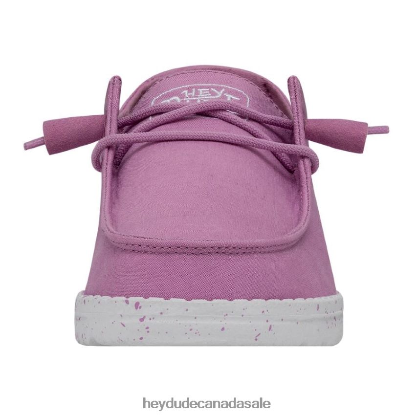Men Wendy Slub Canvas Hey Dude Violet Shoes 0D6J4L35