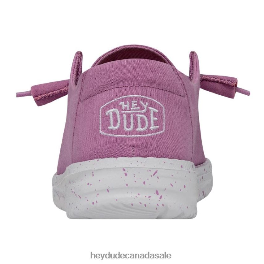 Men Wendy Slub Canvas Hey Dude Violet Shoes 0D6J4L35