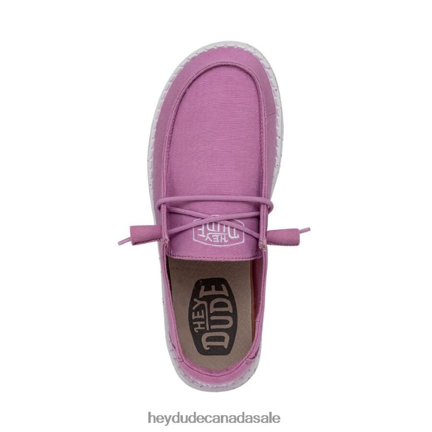 Men Wendy Slub Canvas Hey Dude Violet Shoes 0D6J4L35