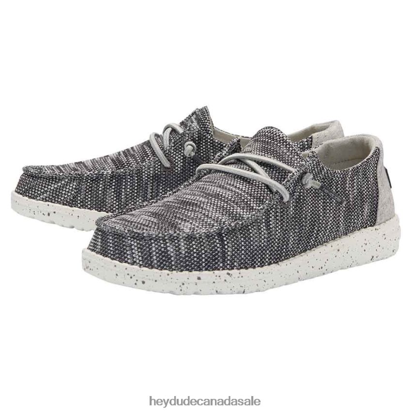 Men Wendy Sox Hey Dude Dark Grey Shoes 0D6J4L45