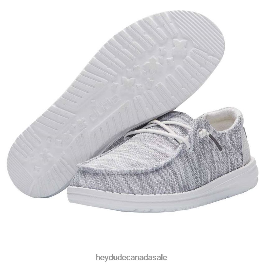Men Wendy Sox Hey Dude Glacier Grey Shoes 0D6J4L41