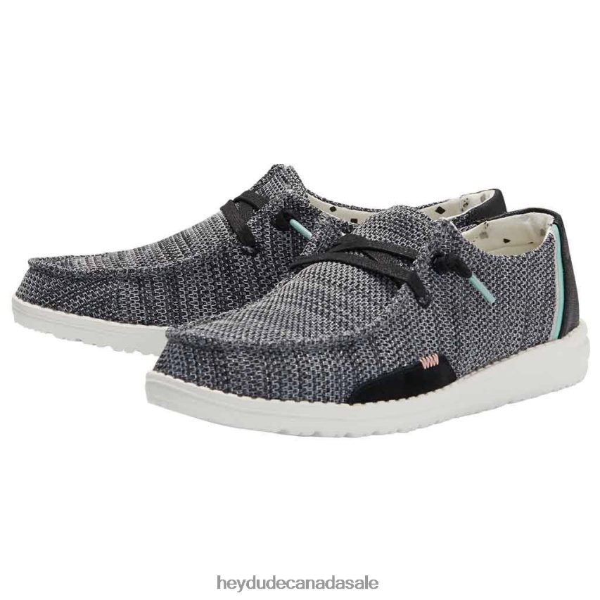 Men Wendy Sox Hey Dude Sparkling Black Shoes 0D6J4L190