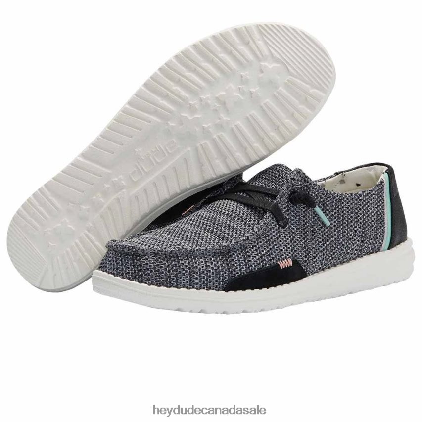 Men Wendy Sox Hey Dude Sparkling Black Shoes 0D6J4L190