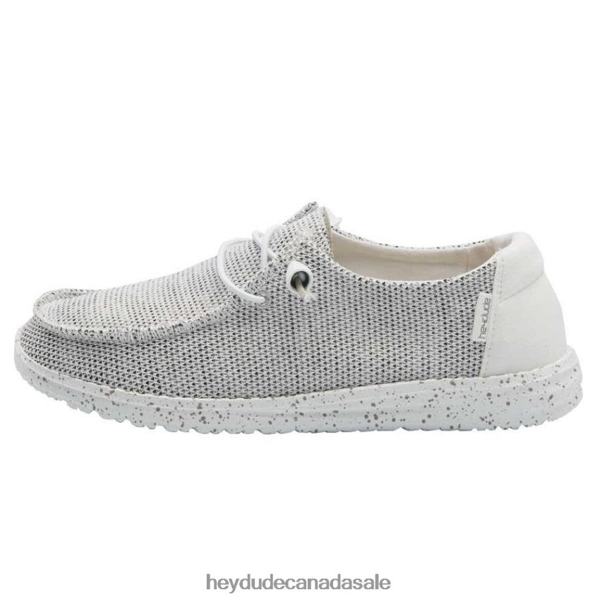 Men Wendy Sox Hey Dude Stone White Shoes 0D6J4L44