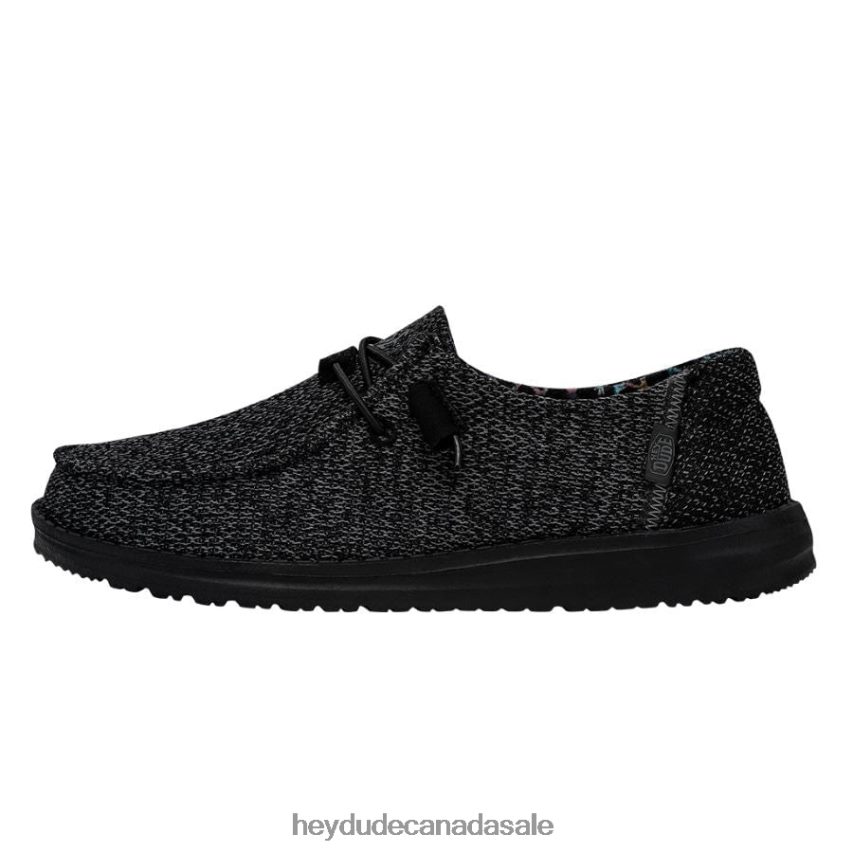 Men Wendy Sox Micro Hey Dude Total Black Shoes 0D6J4L50