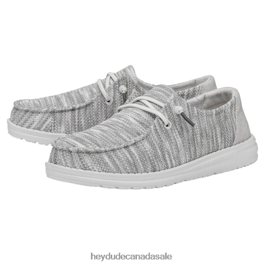 Men Wendy Sox Wide Hey Dude Glacier Grey Shoes 0D6J4L111