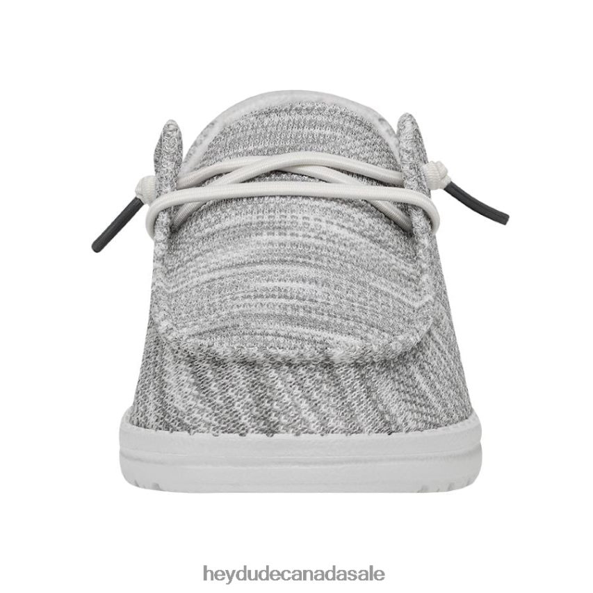 Men Wendy Sox Wide Hey Dude Glacier Grey Shoes 0D6J4L111