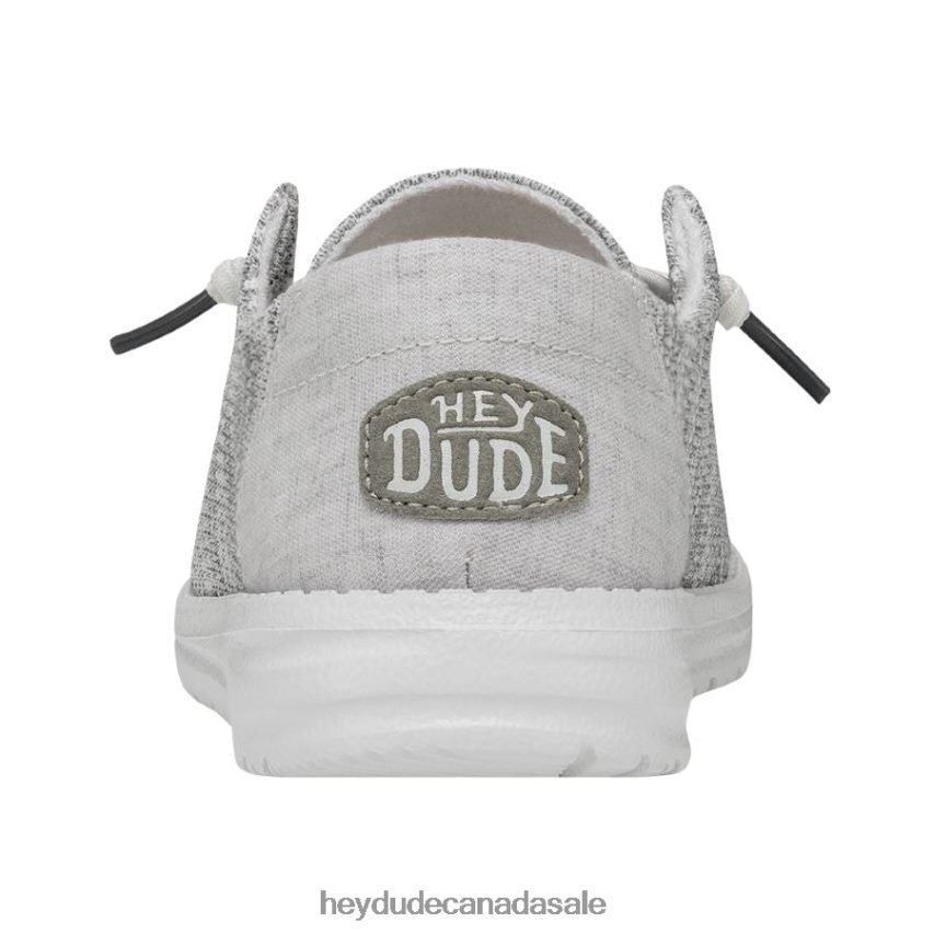 Men Wendy Sox Wide Hey Dude Glacier Grey Shoes 0D6J4L111