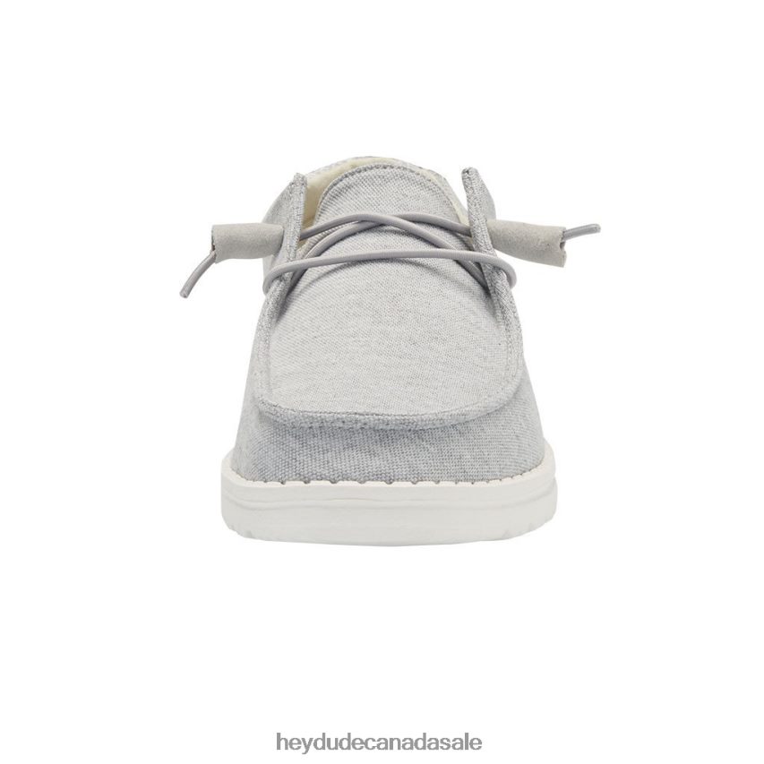 Men Wendy Stretch Fleece Hey Dude Glacier Grey Shoes 0D6J4L185