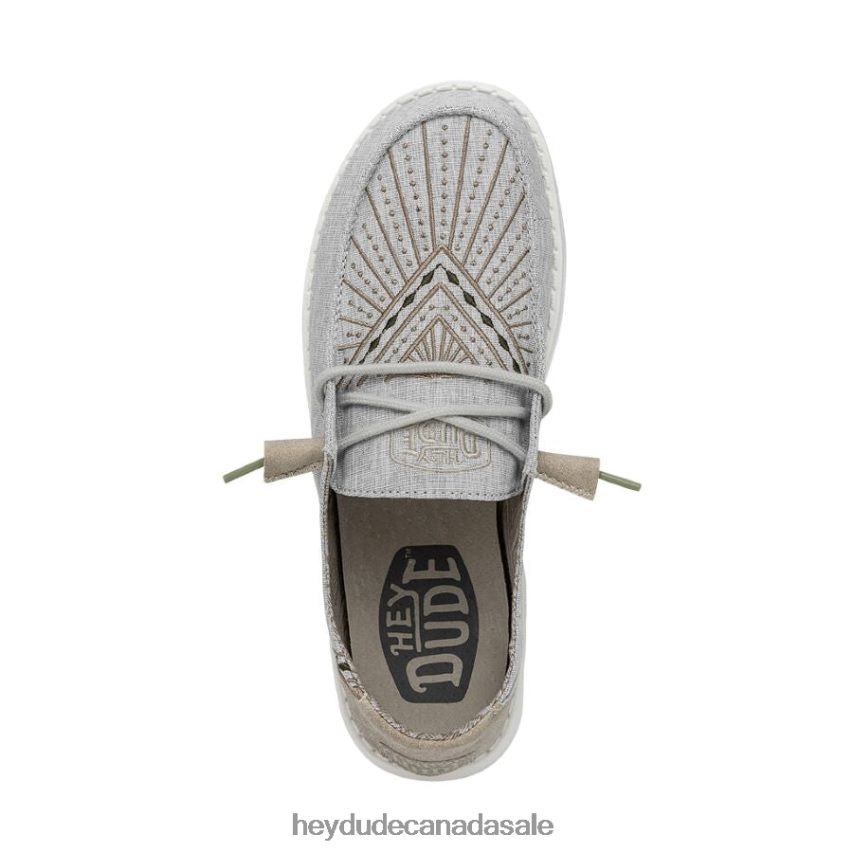 Men Wendy Western Hey Dude Grey Shoes 0D6J4L19