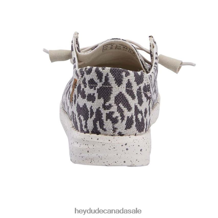 Men Wendy Woven Hey Dude Cheetah Grey Shoes 0D6J4L142