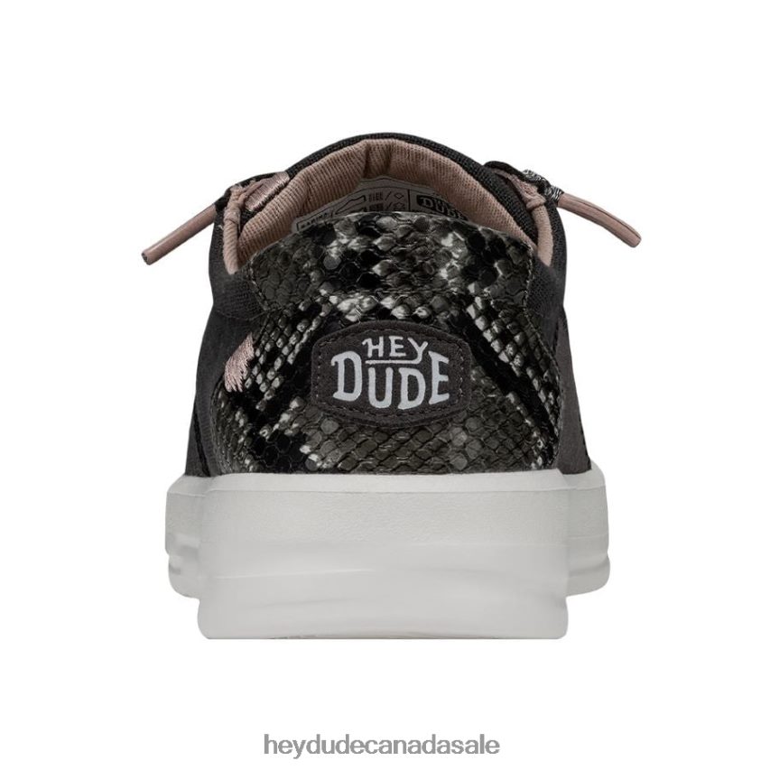 Women Karina Hey Dude Jet Black Shoes 0D6J4L232