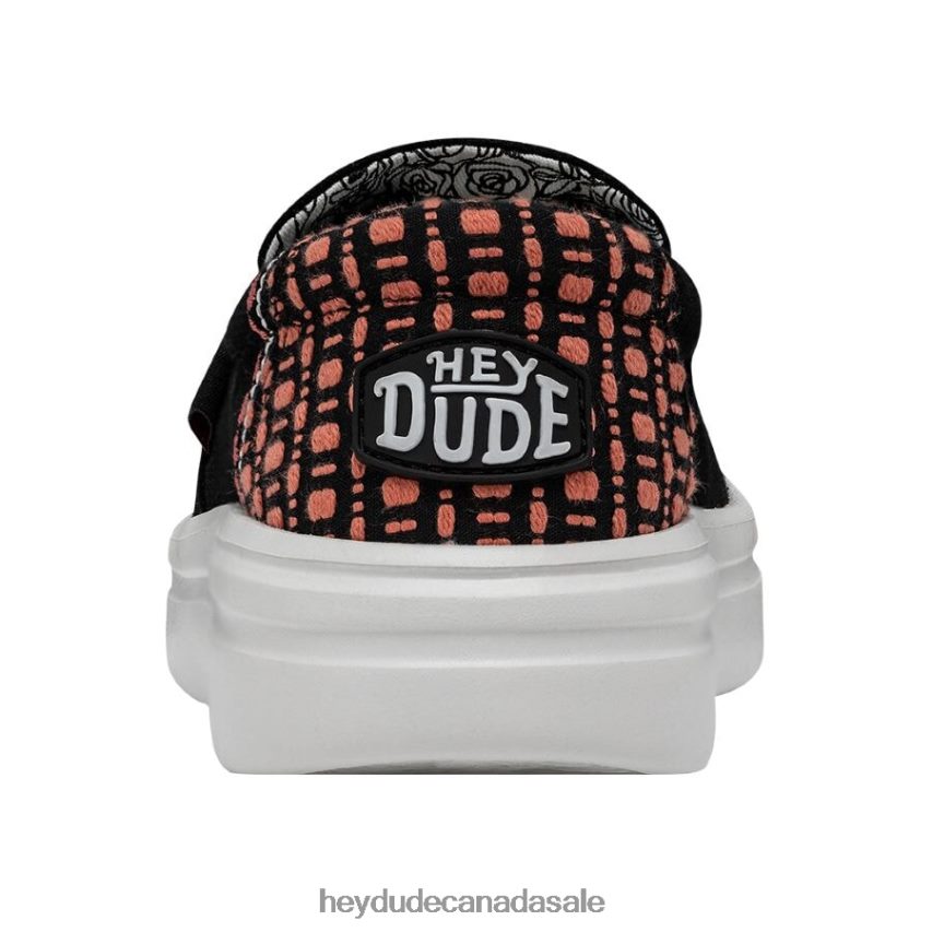 Women Misty Rise Hey Dude Black Palm Shoes 0D6J4L223