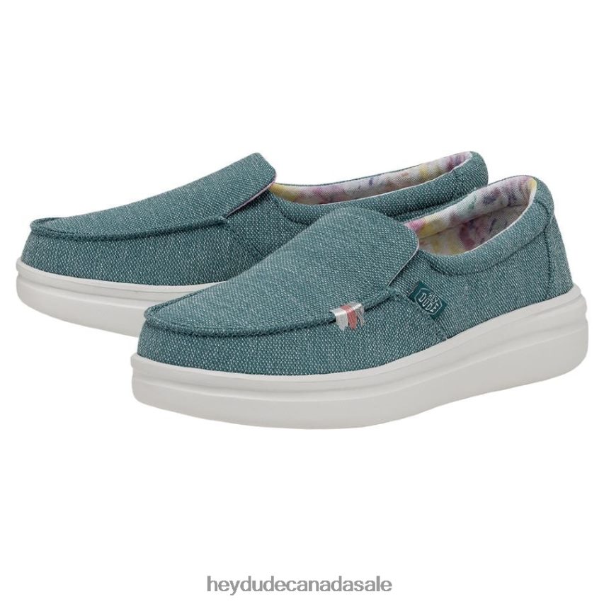 Women Misty Rise Hey Dude Tropical Blue Shoes 0D6J4L226
