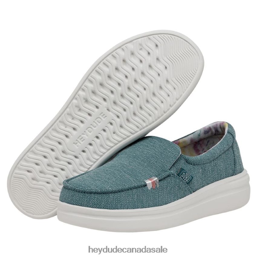 Women Misty Rise Hey Dude Tropical Blue Shoes 0D6J4L226