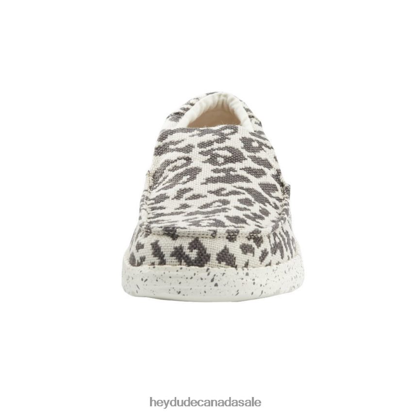 Women Misty Woven Hey Dude Cheetah Grey Shoes 0D6J4L230