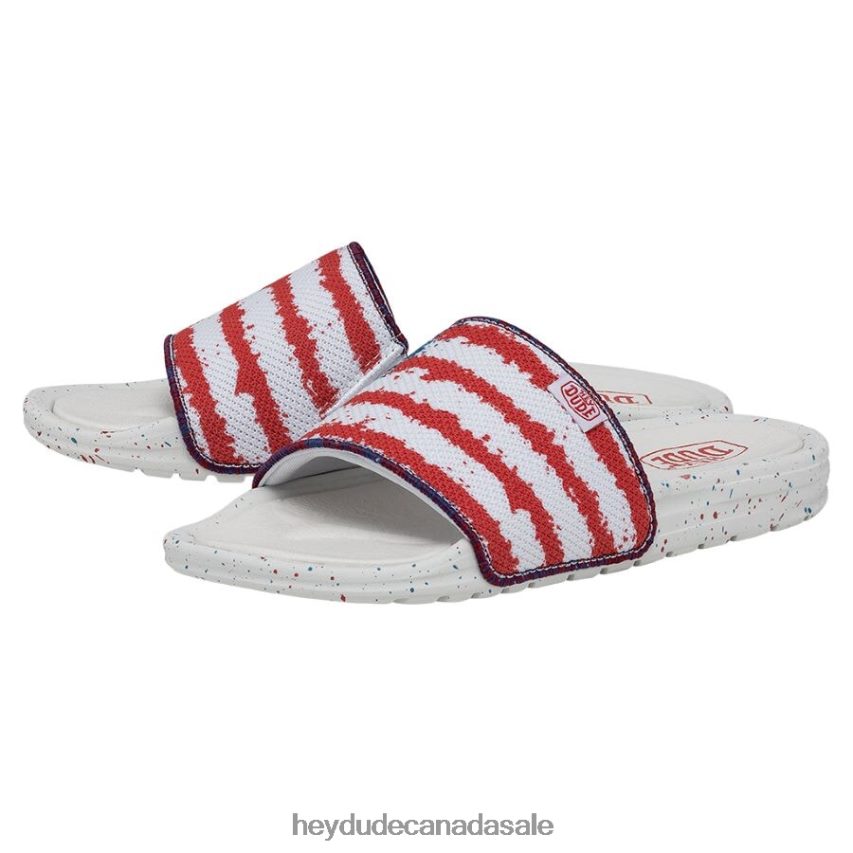 Women Chandler Knit Hey Dude Flag Shoes 0D6J4L251