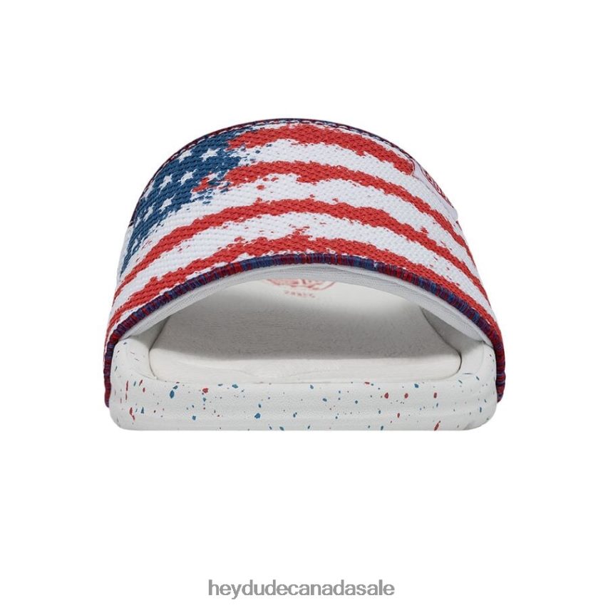 Women Chandler Knit Hey Dude Flag Shoes 0D6J4L251