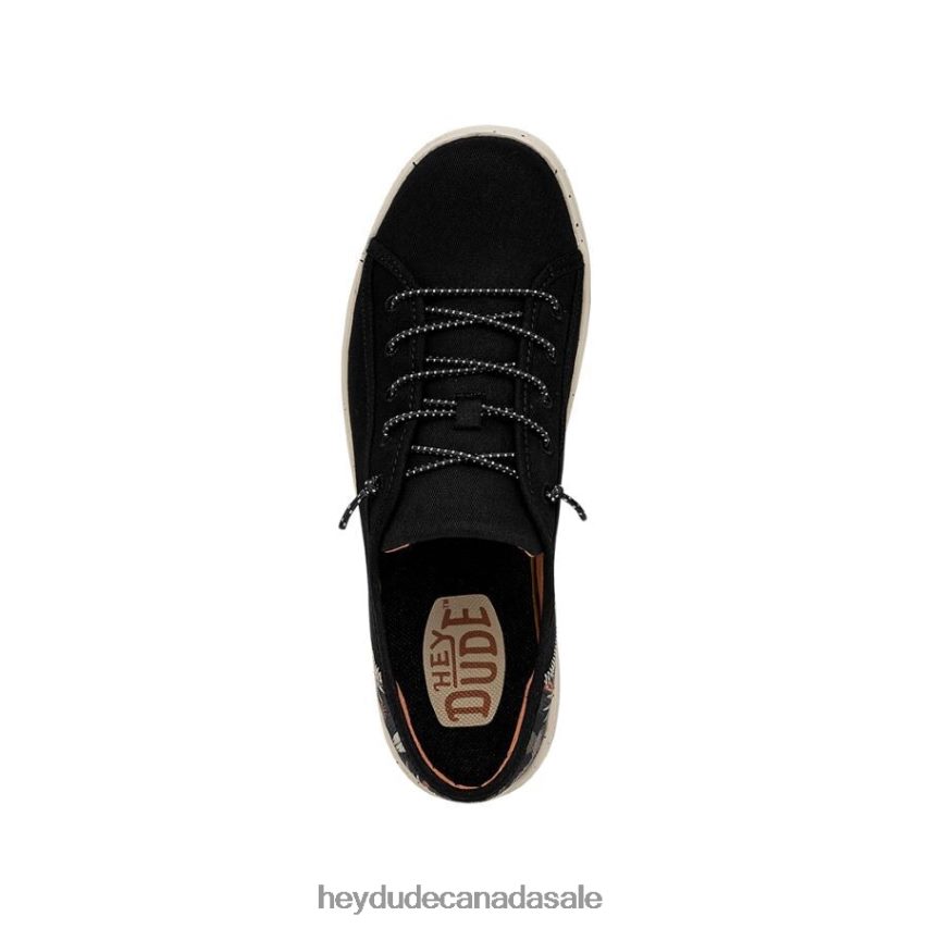 Women Cody Desert Hey Dude Black Shoes 0D6J4L222