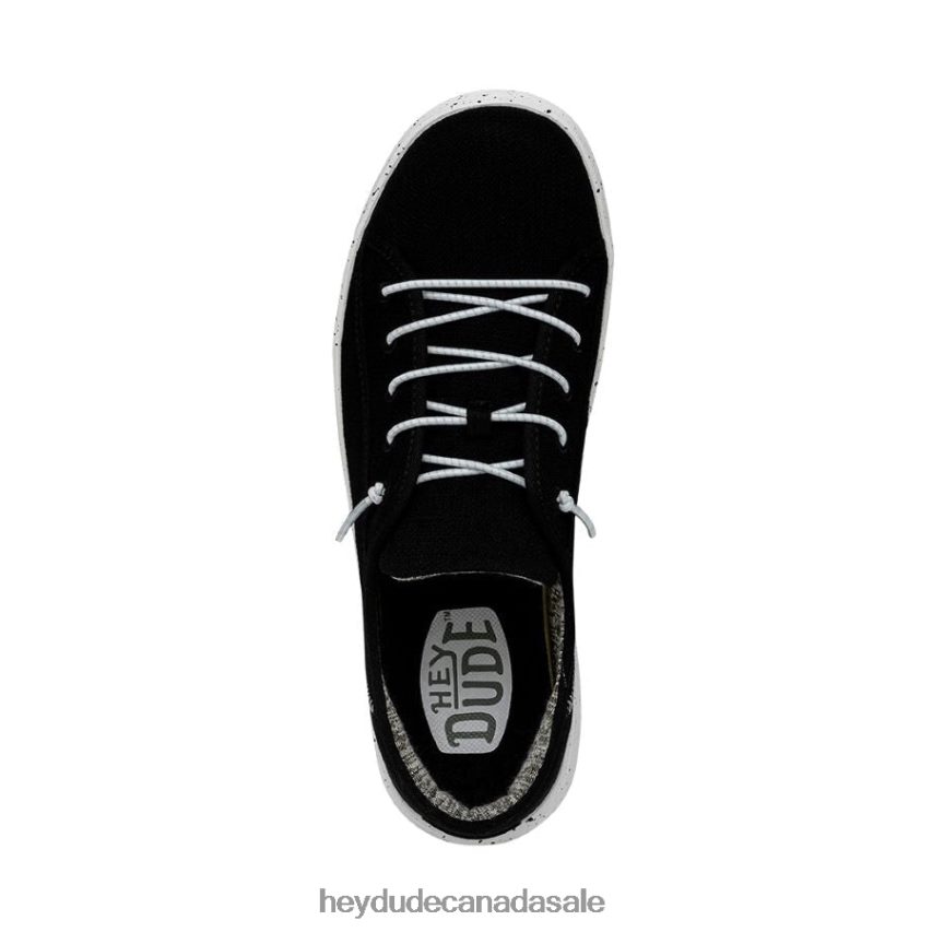 Women Cody Sport Mesh Hey Dude Black Shoes 0D6J4L220