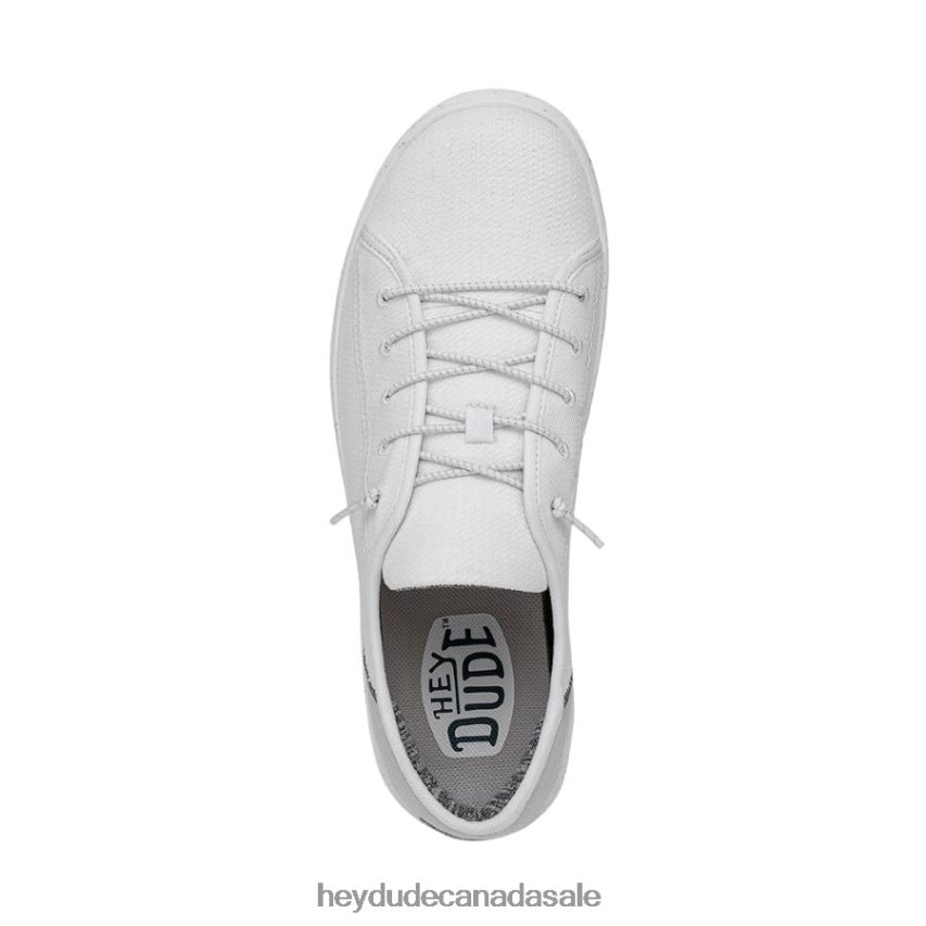Women Cody Sport Mesh Hey Dude White Shoes 0D6J4L242