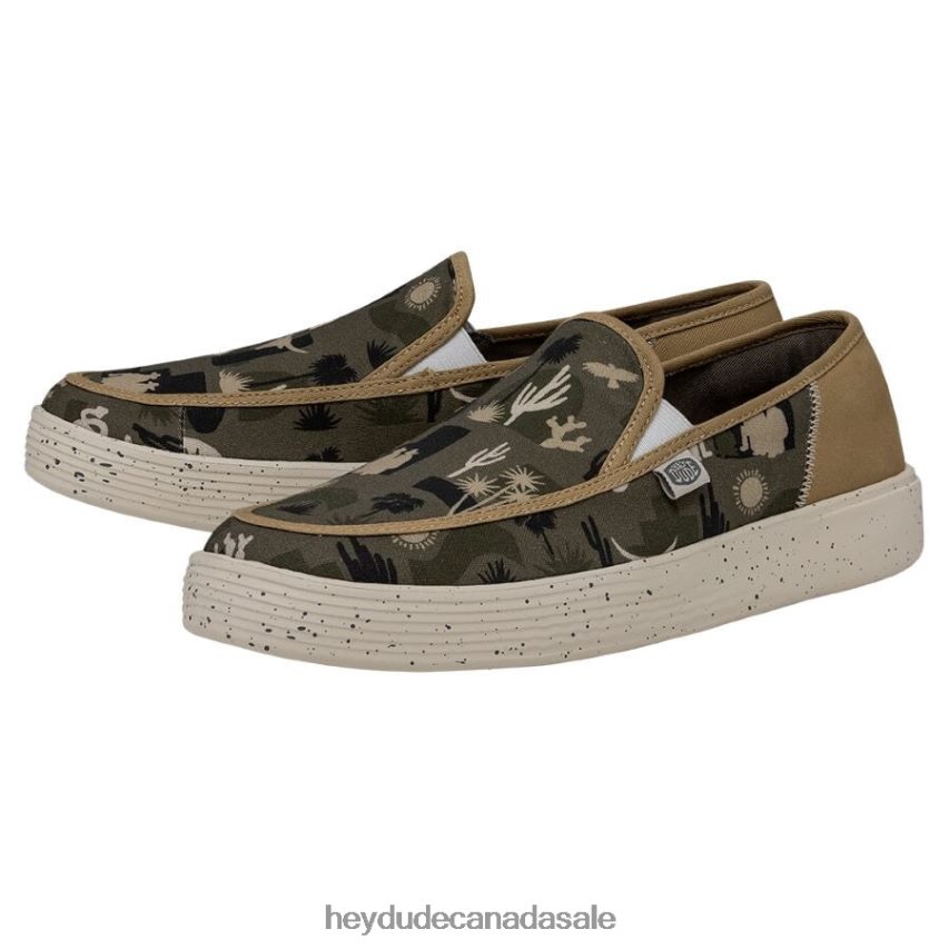 Women Sunapee Desert Hey Dude Green Shoes 0D6J4L245