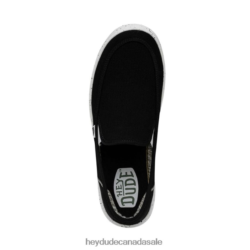 Women Sunapee Sport Mesh Hey Dude Black Shoes 0D6J4L244
